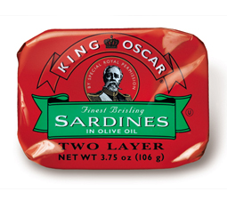 King Oscar's Brisling Sardines in Olive Oil